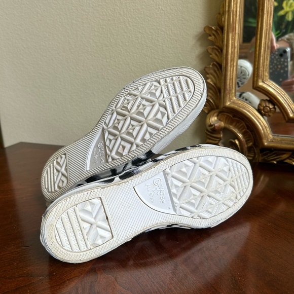 Converse all star high top zebra pattern leather and zipper front sneakers - Picture 7 of 8